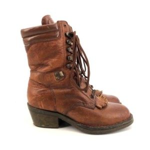 double h boots lace up